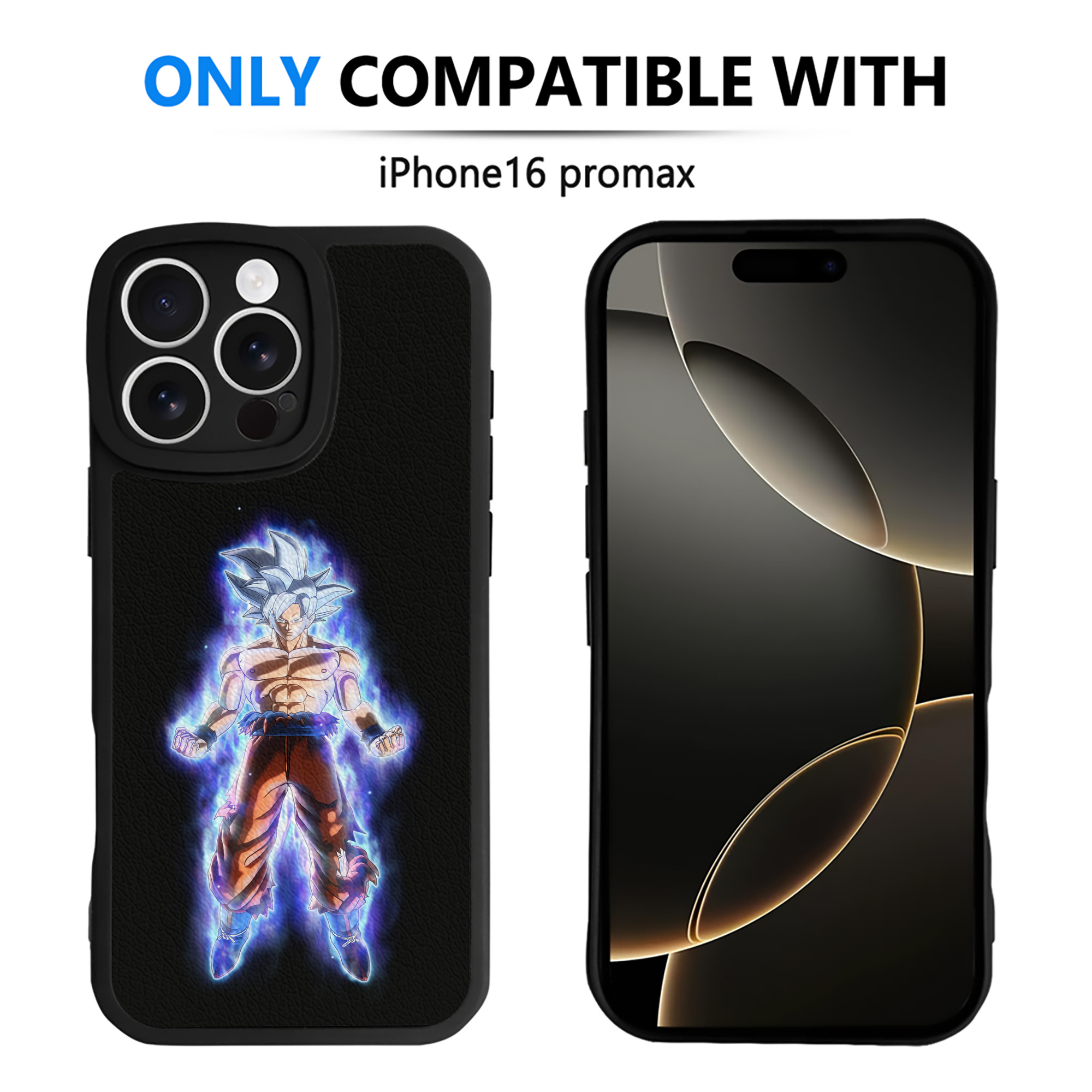 （画像用） ドラゴンボール 孫悟空（そん ごくう）Son Goku カカロット DRAGON BALL Kakarotto 【iPhone 16シリーズ対応】シリコンスマホケース（レザー調） 材質：シリコン